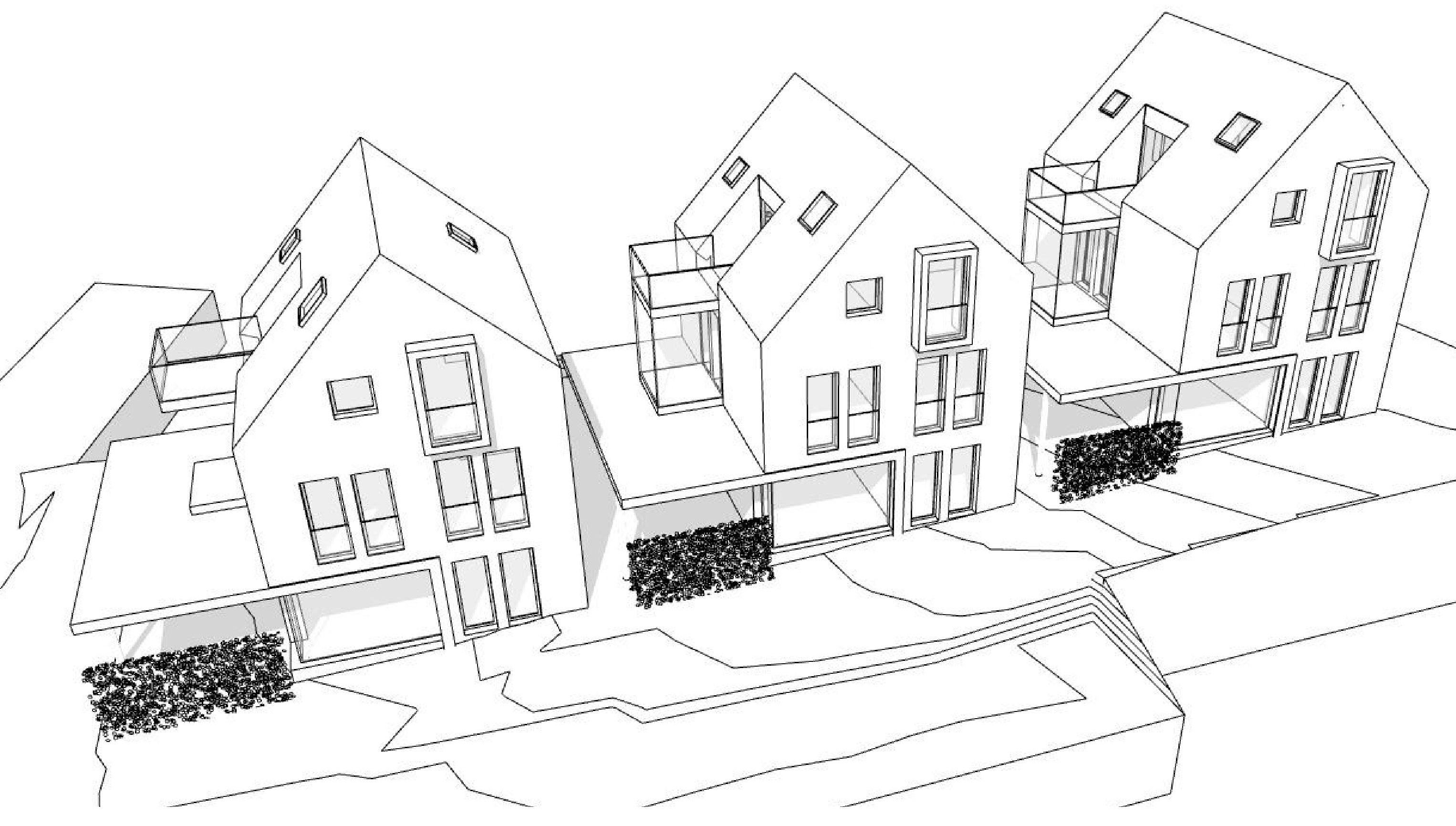 3 Single-family houses in Seon alternate view