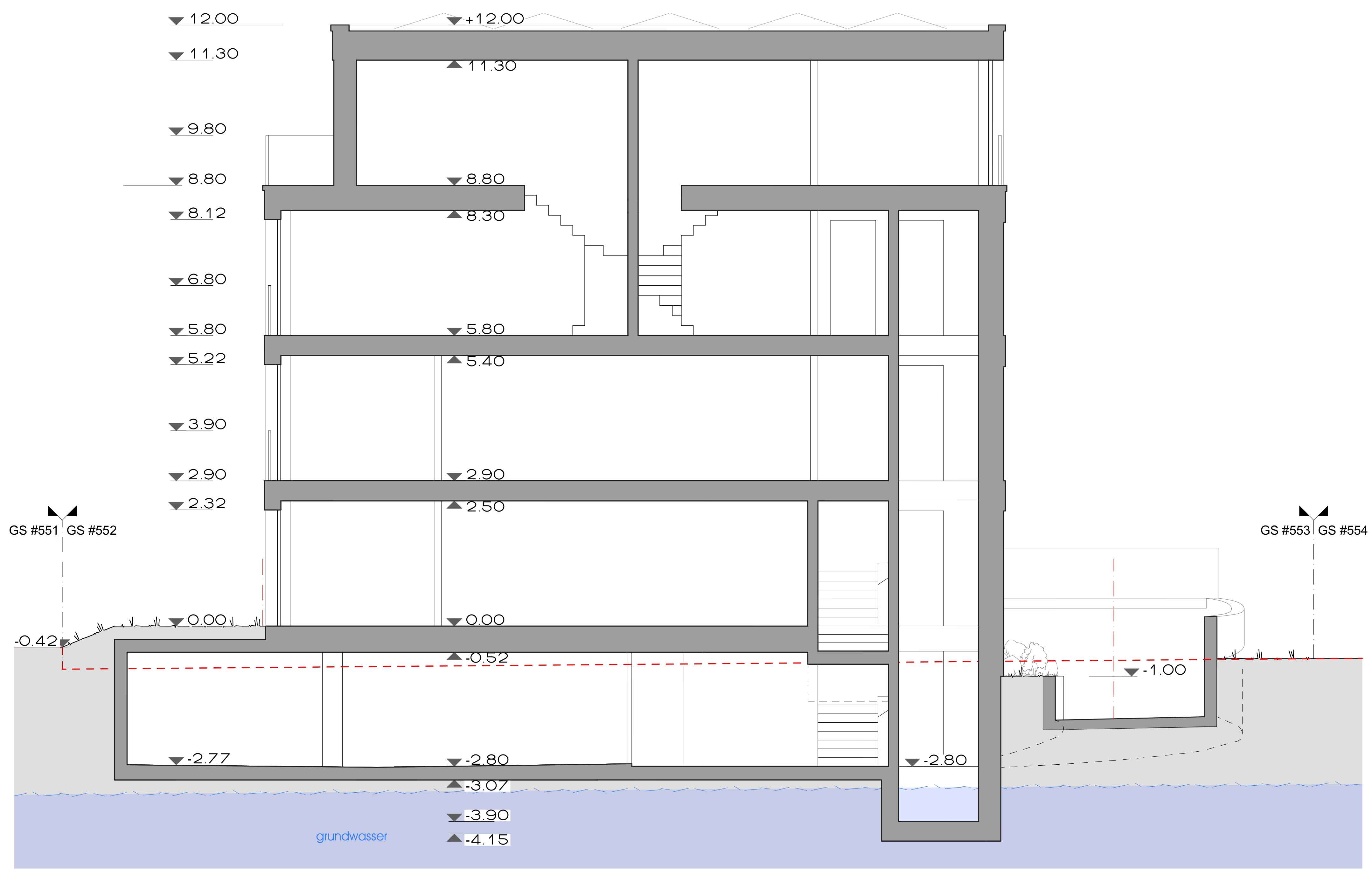 4 Families` house in Baar alternate view