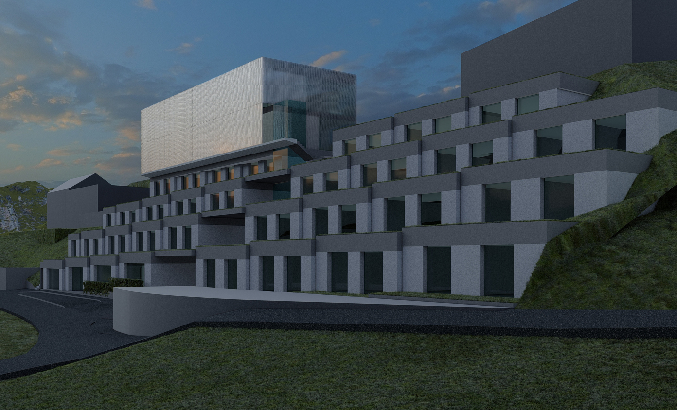 Apart hotel at Myasnikyan ave. alternate view