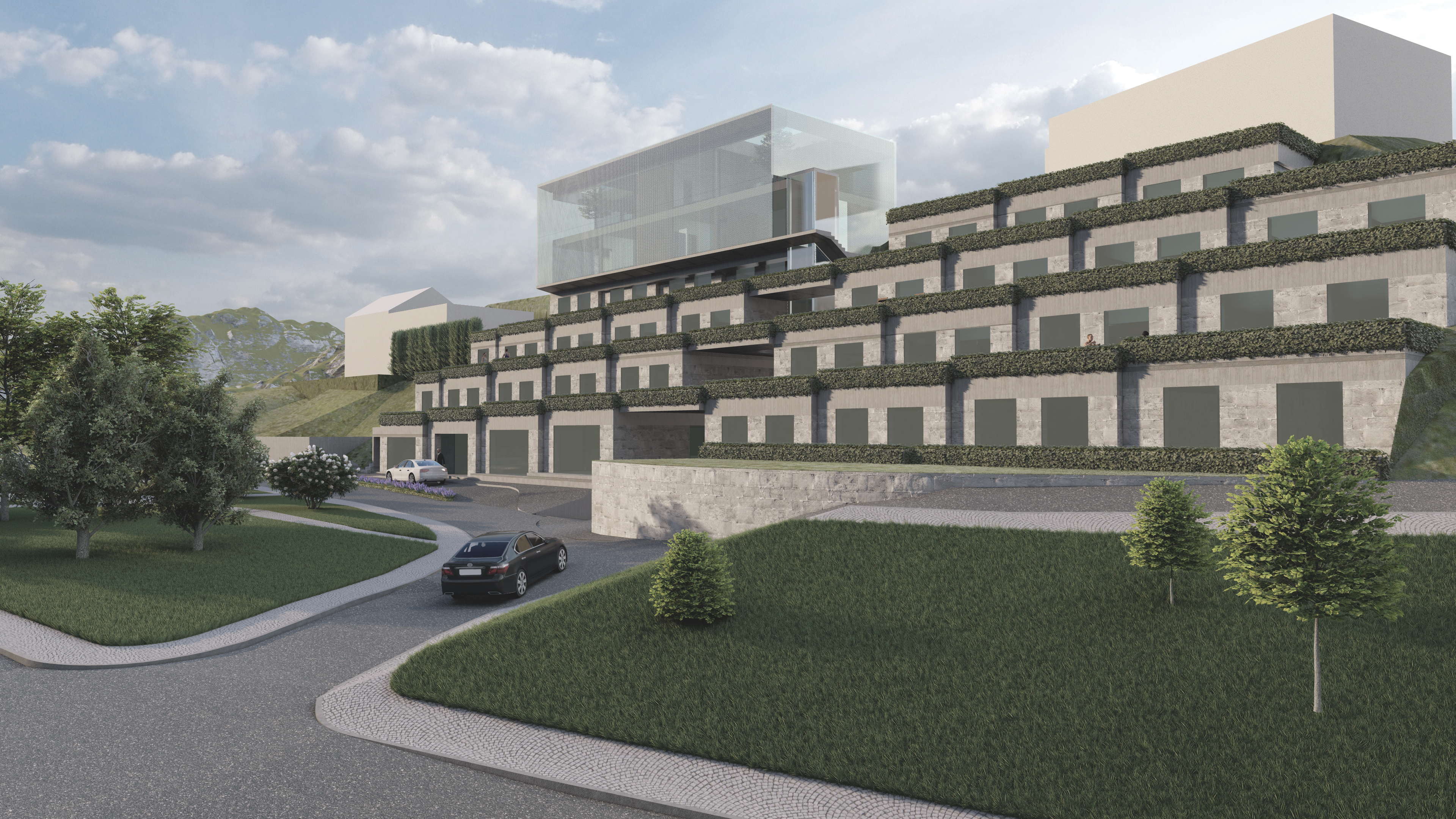 Apart hotel at Myasnikyan ave. alternate view