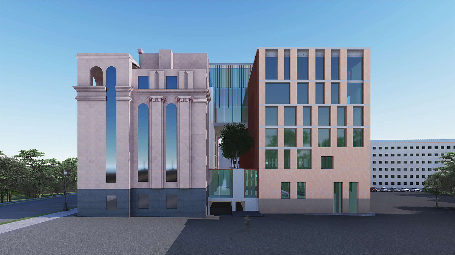 "Ardshinbank" CJSC head office extension alternate view