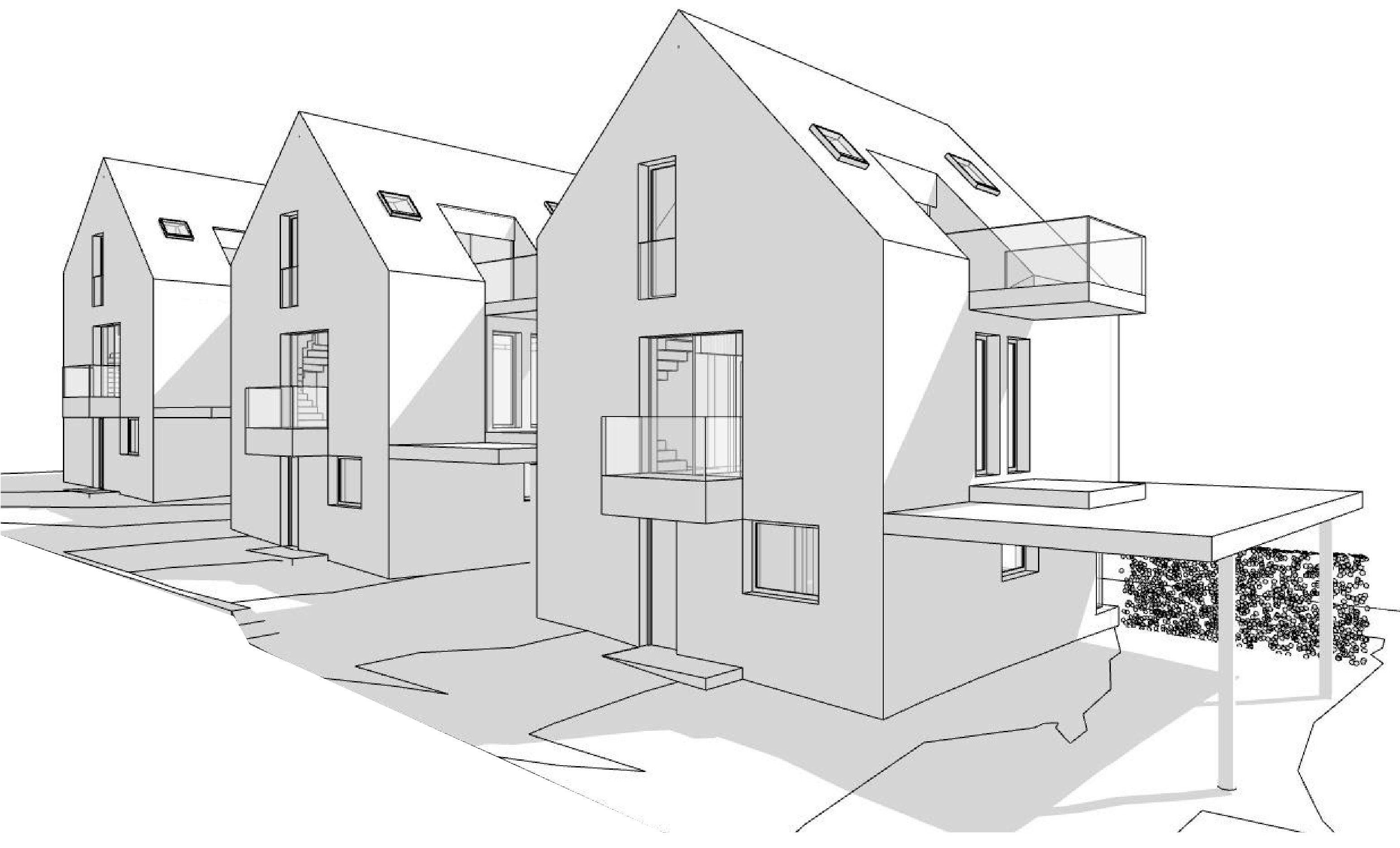 3 Single-family houses in Seon alternate view