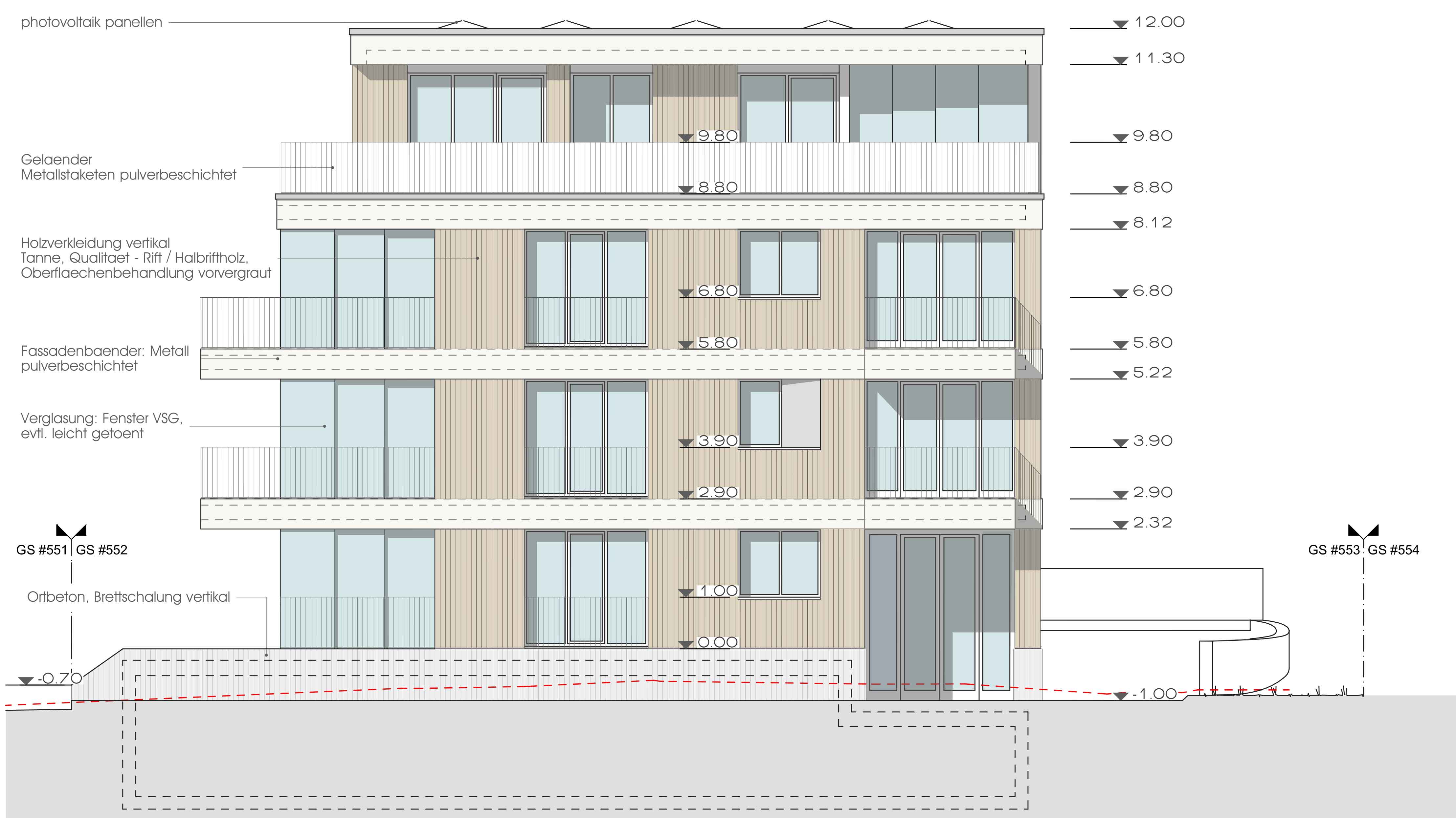 4 Families` house in Baar alternate view