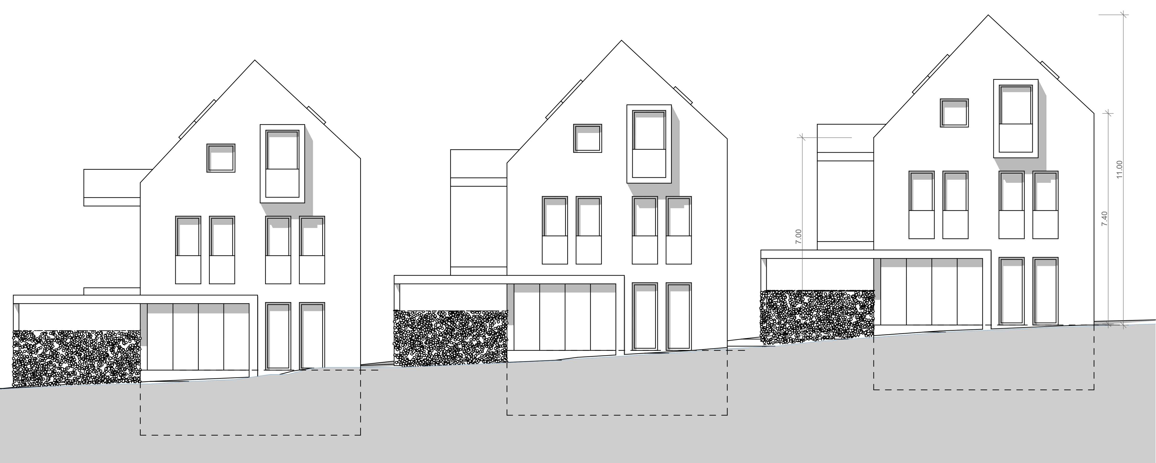 3 Single-family houses in Seon alternate view