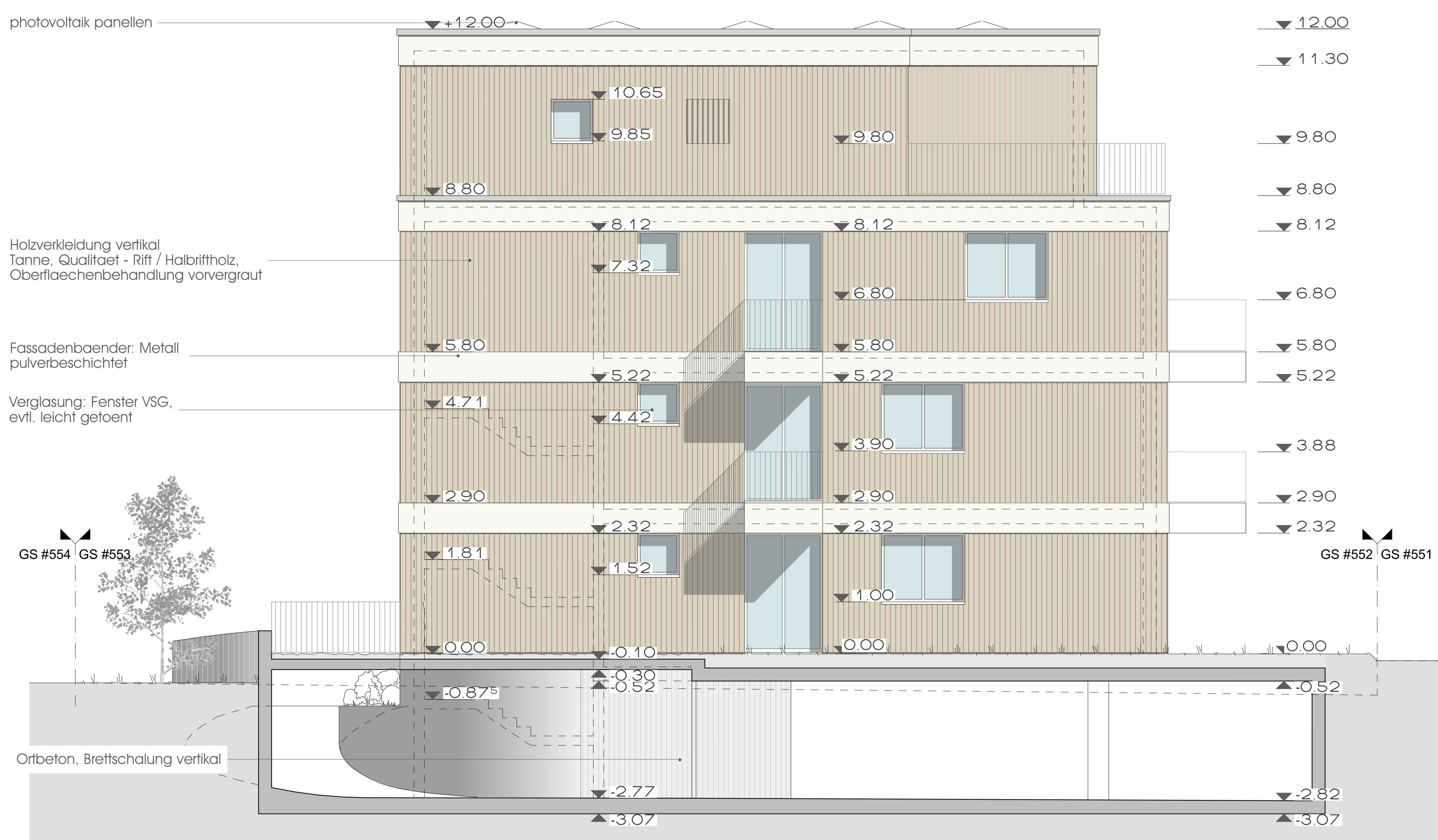 4 Families` house in Baar alternate view