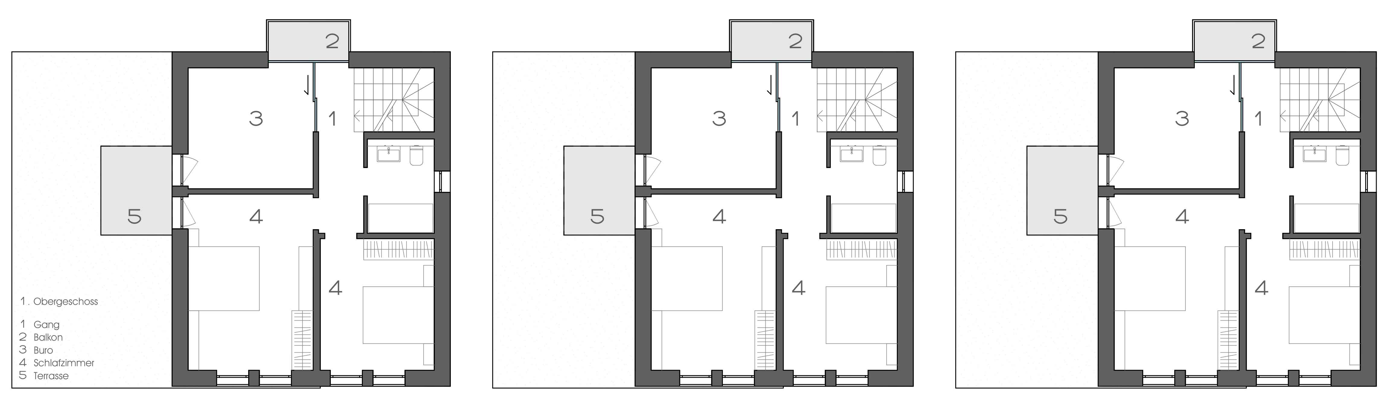3 Single-family houses in Seon alternate view
