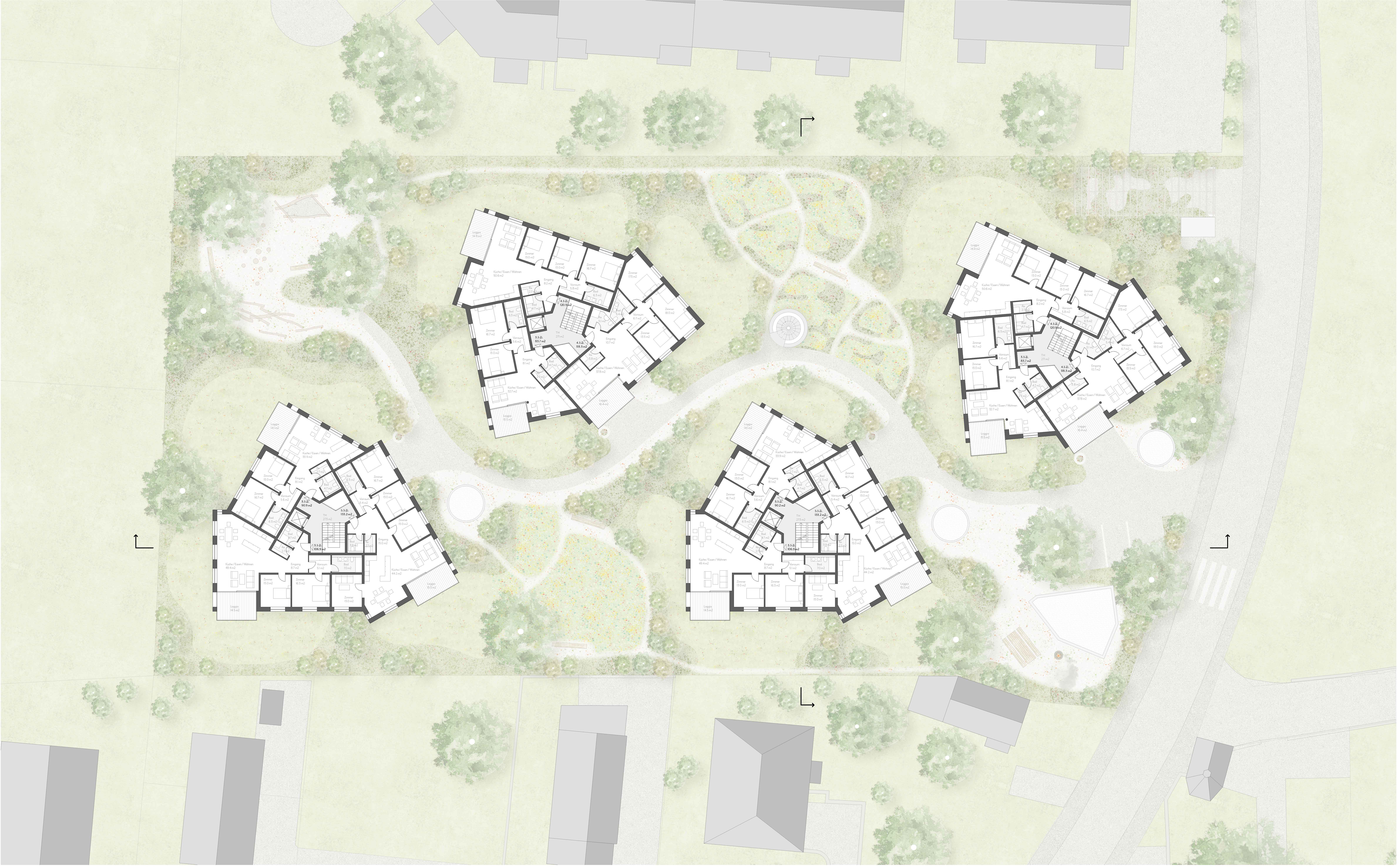 Housing development Magigen alternate view