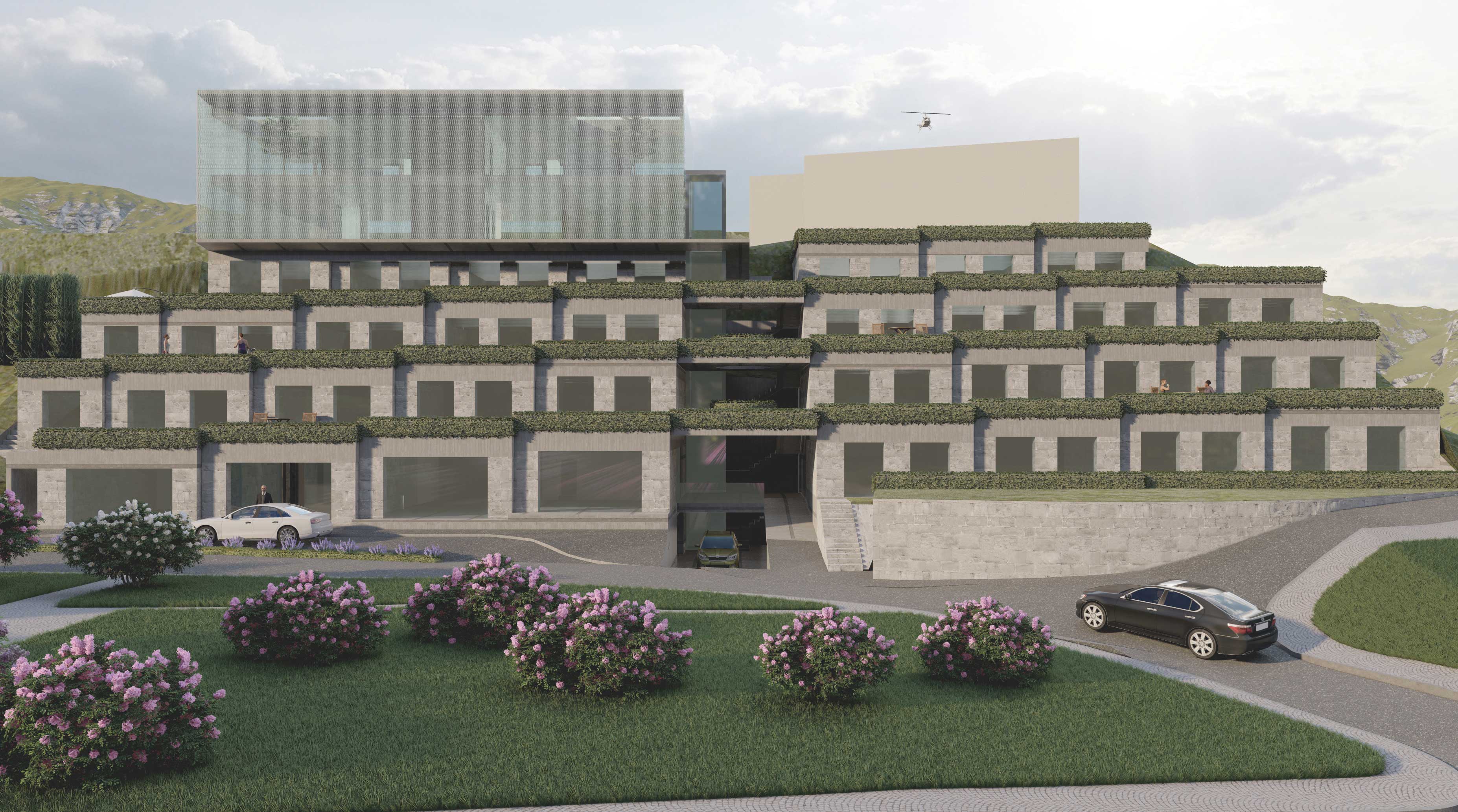 Apart hotel at Myasnikyan ave. alternate view