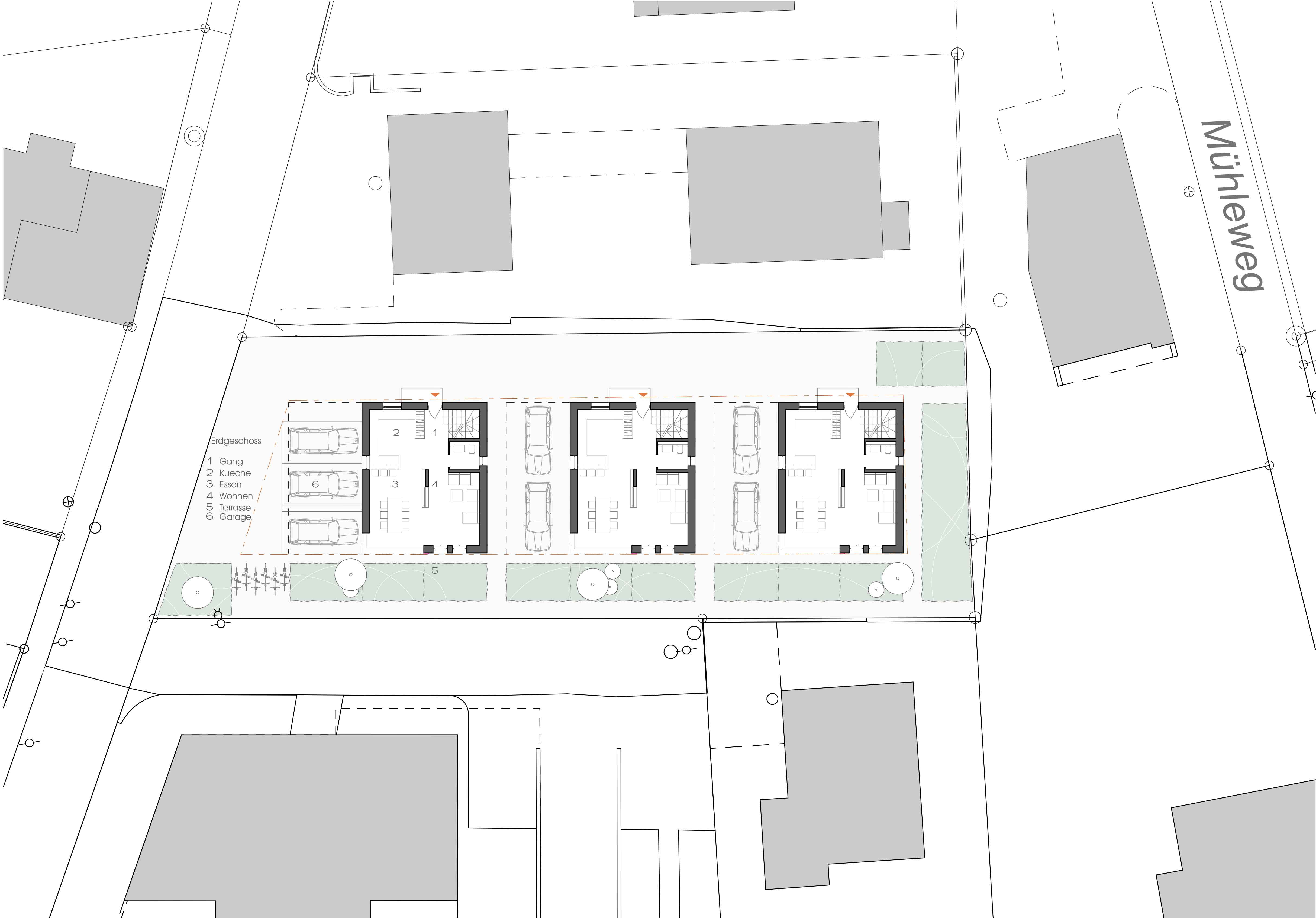 3 Single-family houses in Seon alternate view