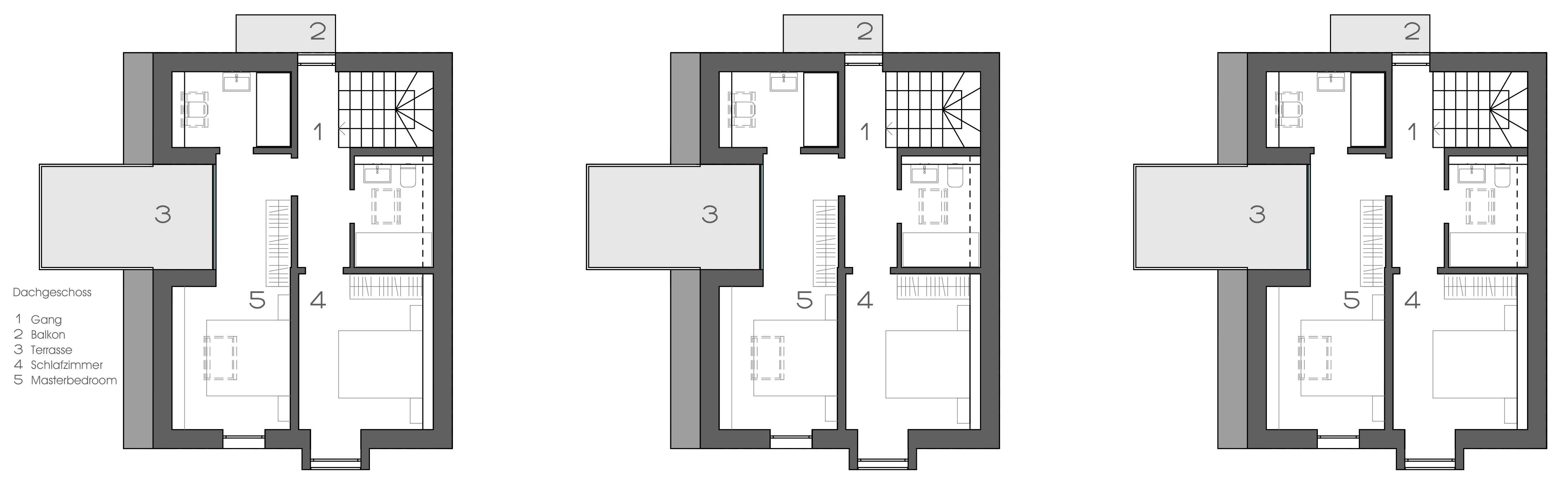 3 Single-family houses in Seon alternate view