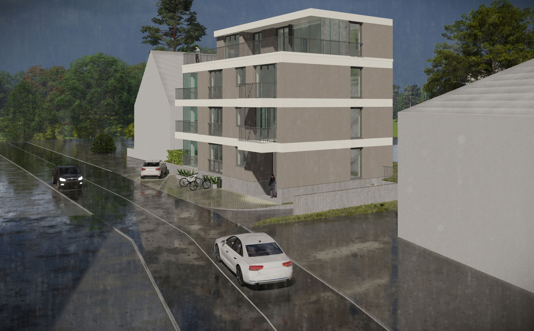 4 Families` house in Baar alternate view