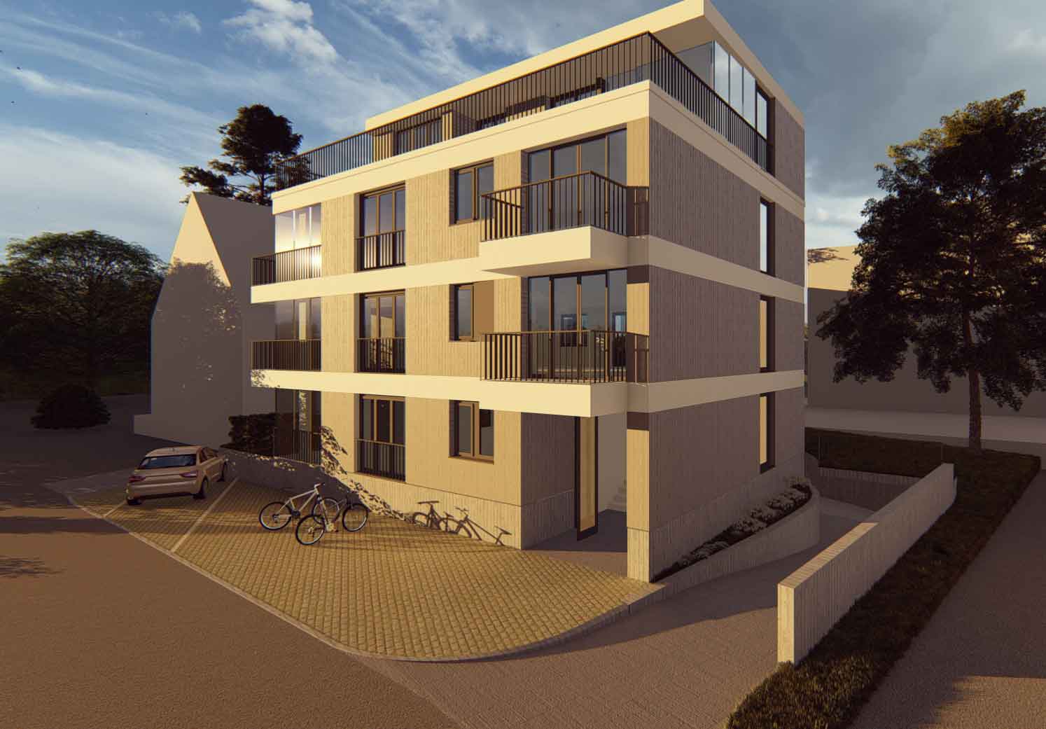 4 Families` house in Baar alternate view